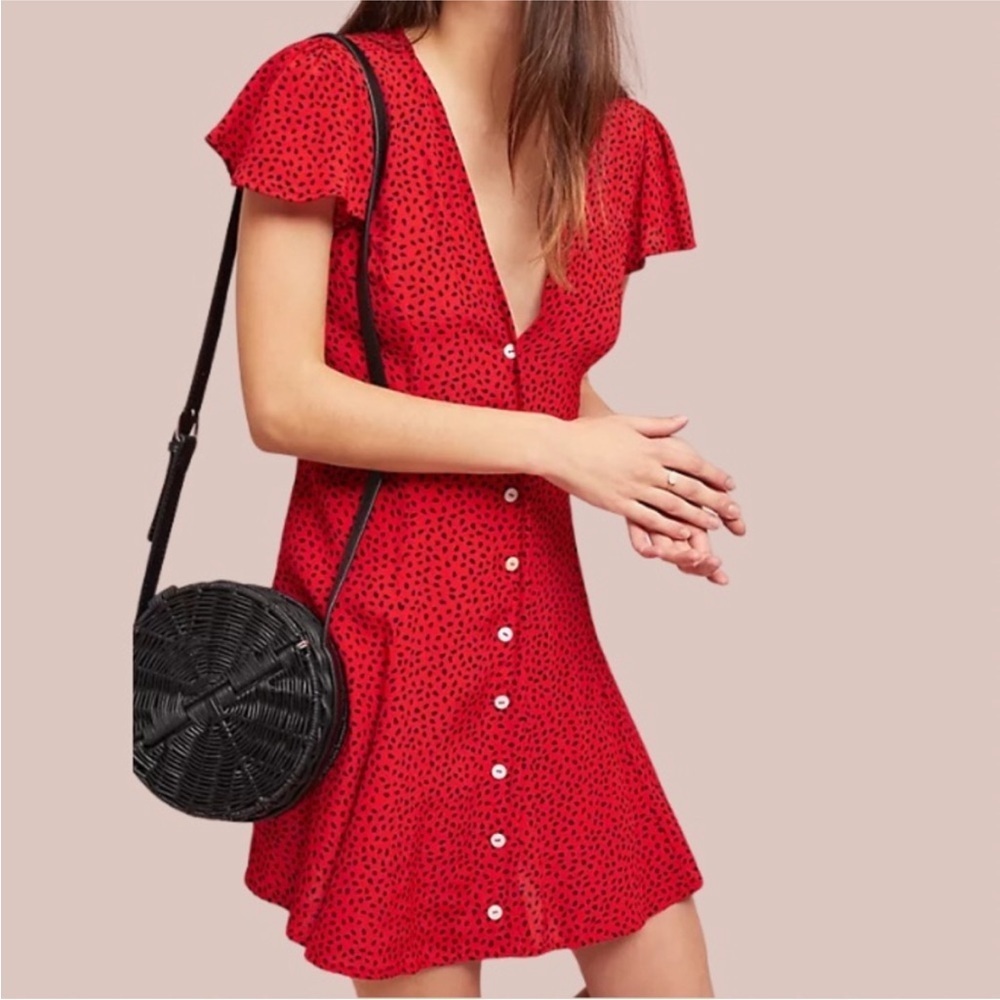 Beachgold Watermelon Button Down Dress